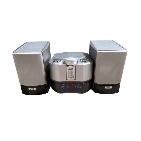 JVC Compact Stereo Component System CA-FSX1 With Speakers SP-FSX1 W/Remote - Picture 2 of 7